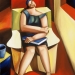 6_1995_woman_sleeping_in_chair_II_48x36_oil_on_canvas_1995