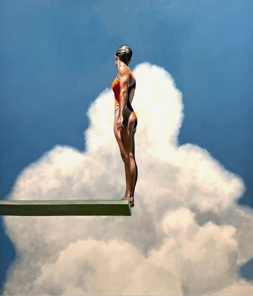 Woman Before A Cloud - 66x54 - 2021